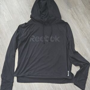 Black Reebok Hoodie. Super Soft And Cozy Size Medium